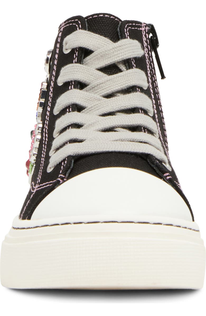 Steve Madden Kids' Jjoycee High Top Sneaker, Alternate, color, Black