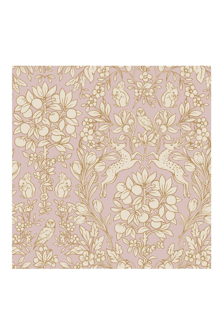 Enchanted Forest Wallpaper, Main, color, PASTEL