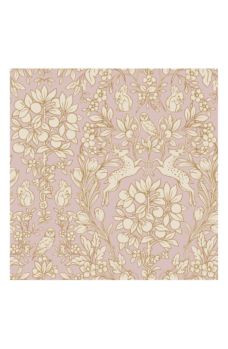 Wallpops Enchanted Forest Wallpaper, Main, color, Pastel