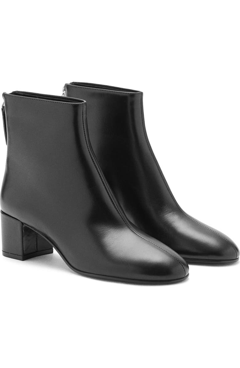 MANGO Claro Ankle Boot, Main, color, Black