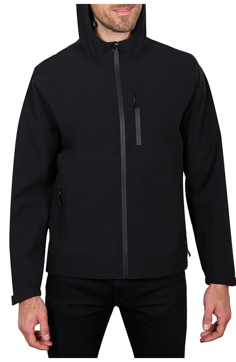 HAGGAR Hooded Waterproof Packable Parka, Alternate, color,