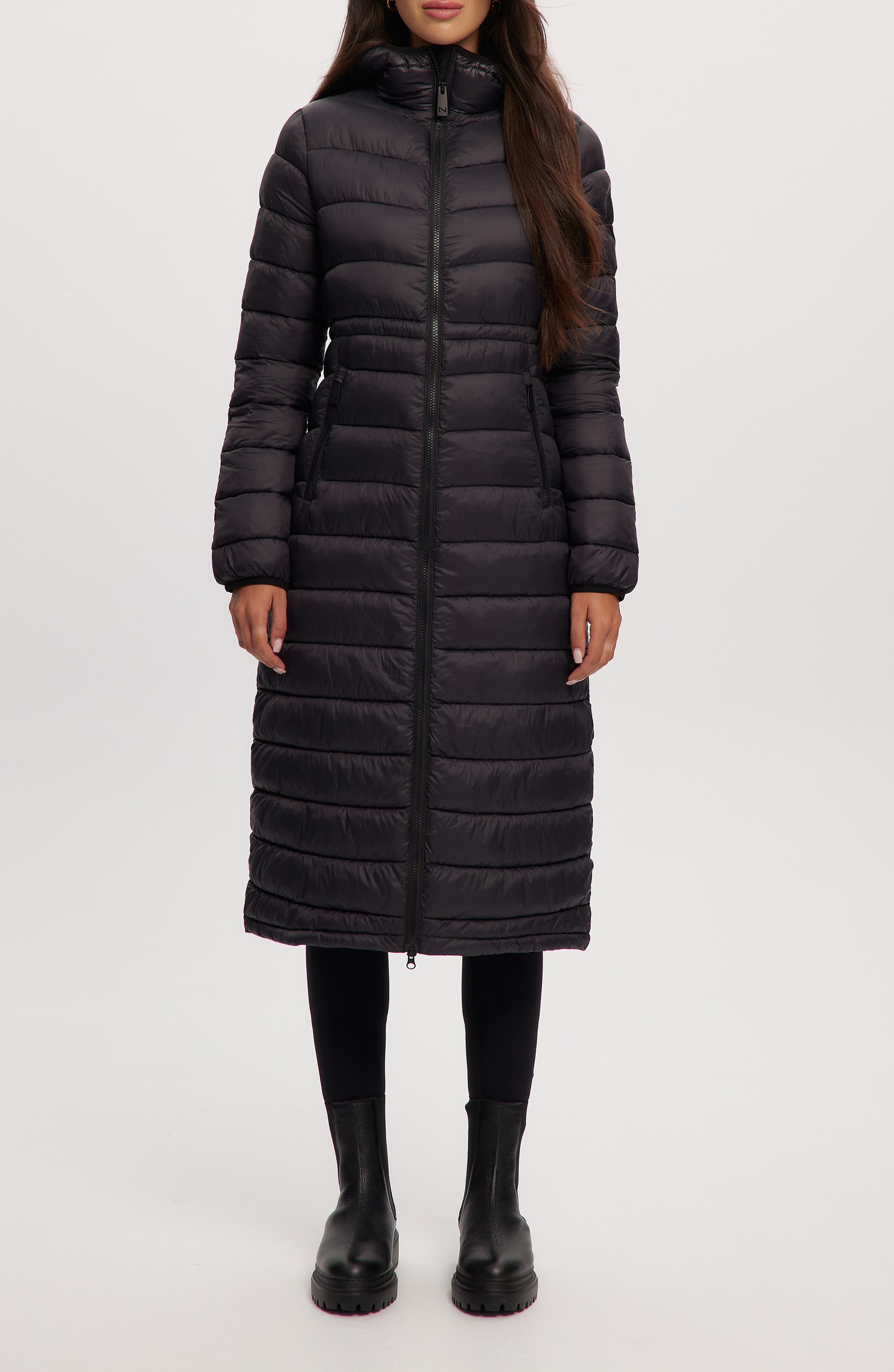 Noize Ivy Lightweight Long Puffer Coat