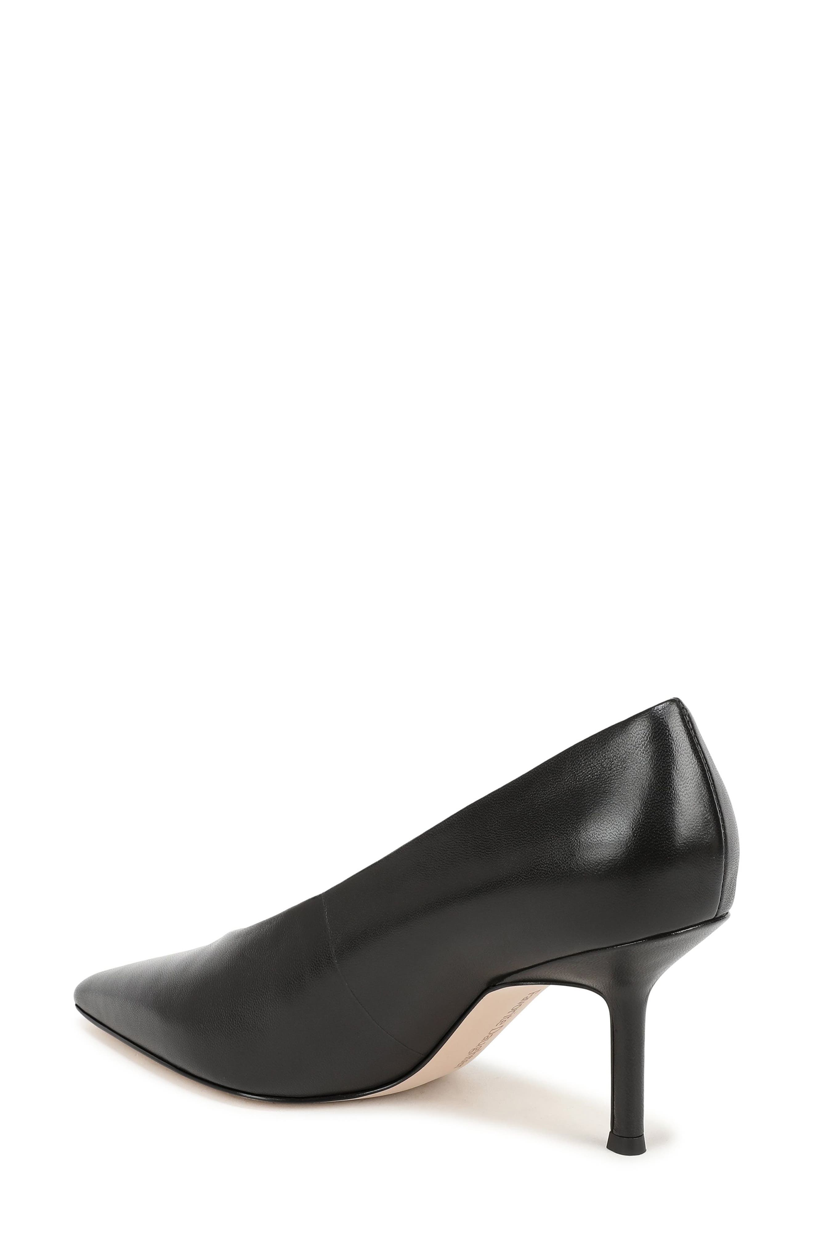 Zoe Leather Pump, Alternate, color, BLACK