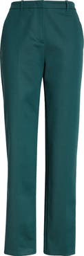 Emporio Armani Couture Cotton Blend Straight Leg Pants