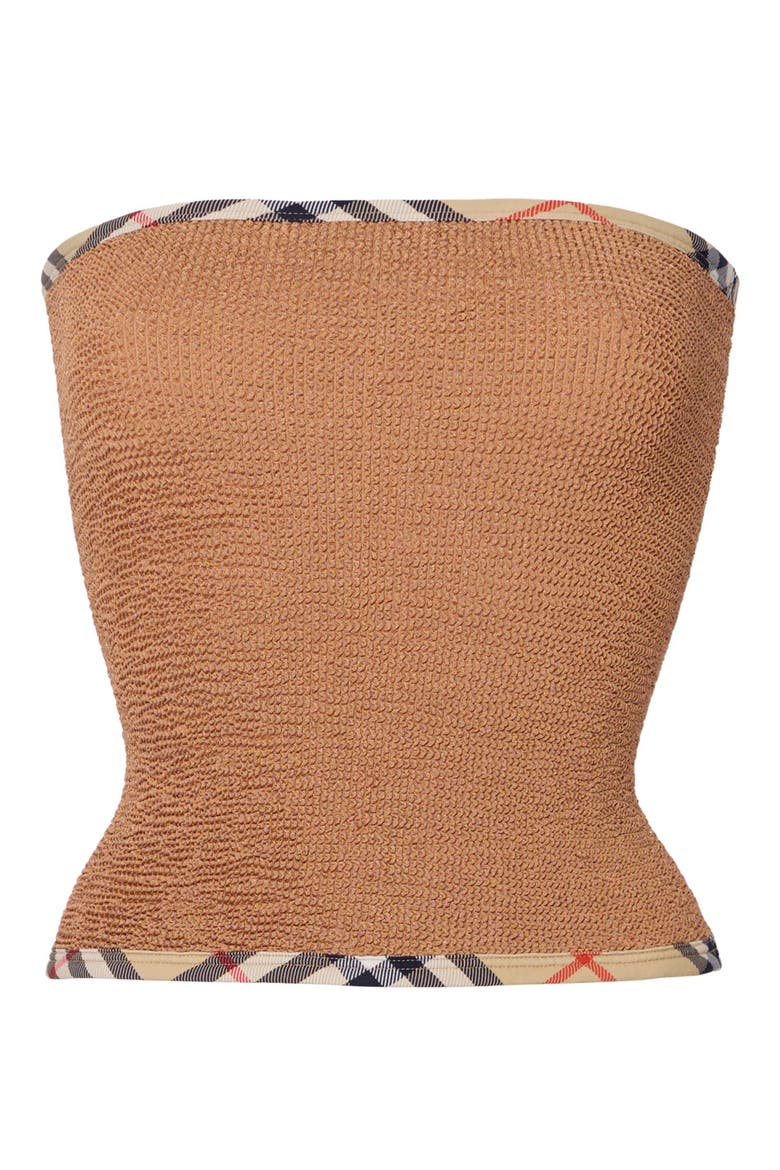 Devyn 2-in-1 Swim Skirt/Tube Top & Matching Scrunchie Set, Alternate, color, METALLIC COCOA