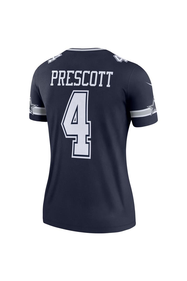 Women's Nike Dak Prescott  Navy Dallas Cowboys Legend Player Performance Top, Alternate, color, Navy