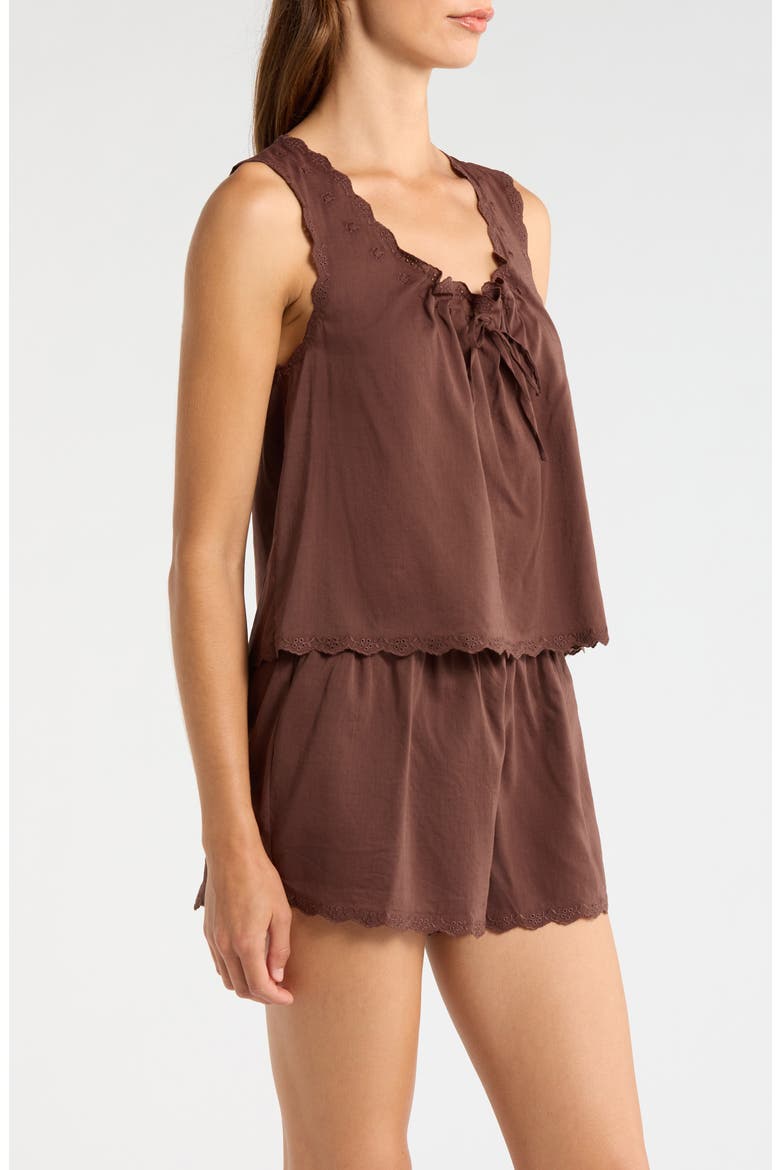 Hazel Short Pajamas, Alternate, color, CAFE