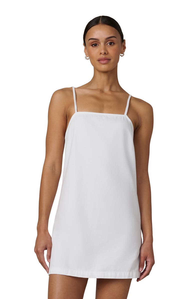 Joe's Denim Sleeveless Shift Dress, Alternate, color, White