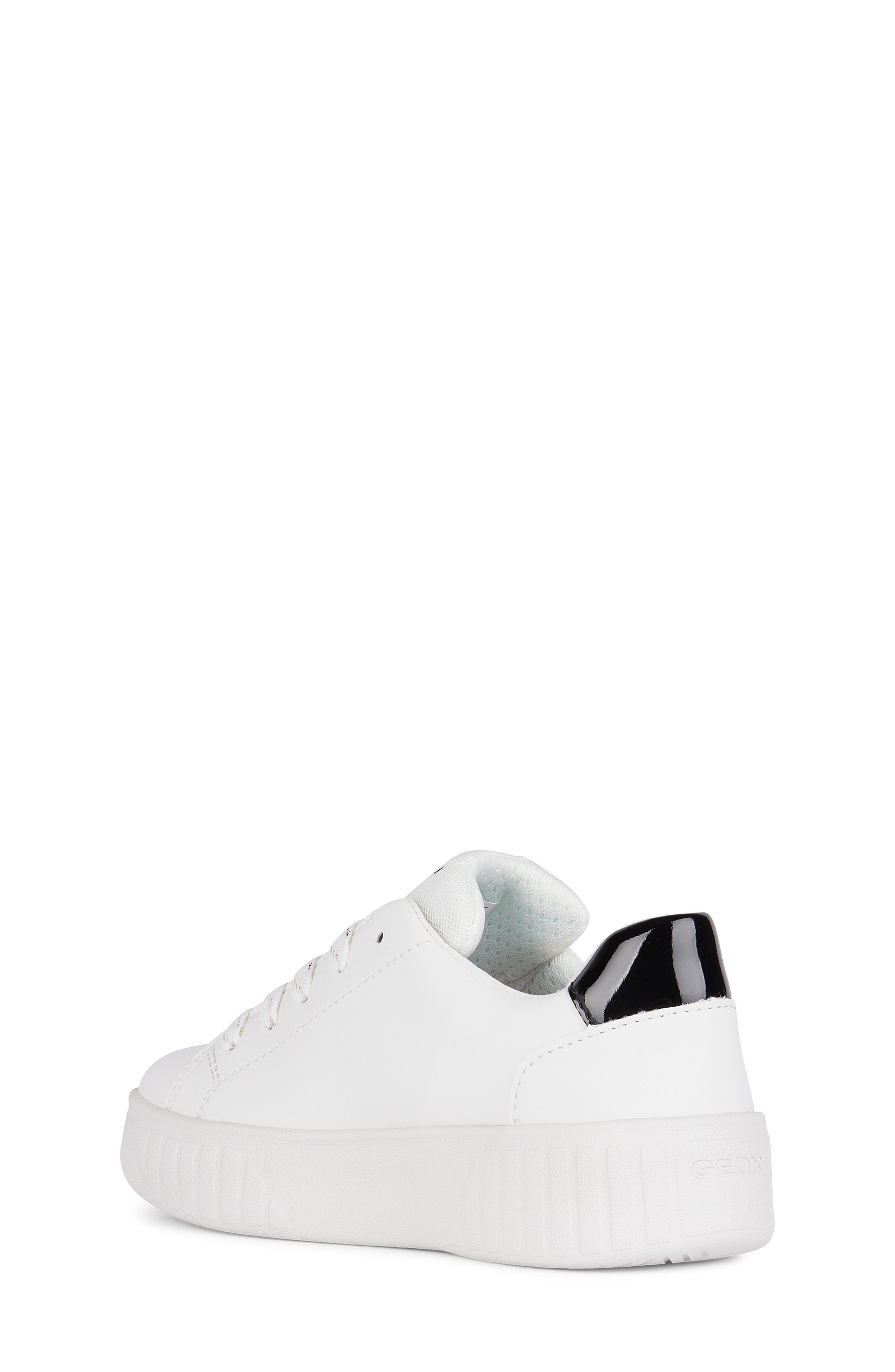 Geox Kids' Mikiroshi Glitter Water Resistant Platform Sneaker, Alternate, color, 