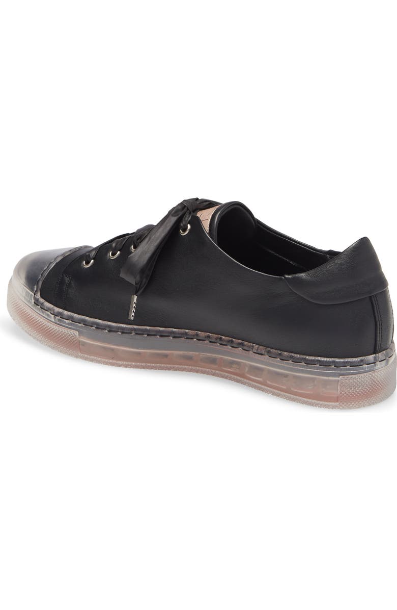 AGL Clear Sole Leather Sneaker, Alternate, color,