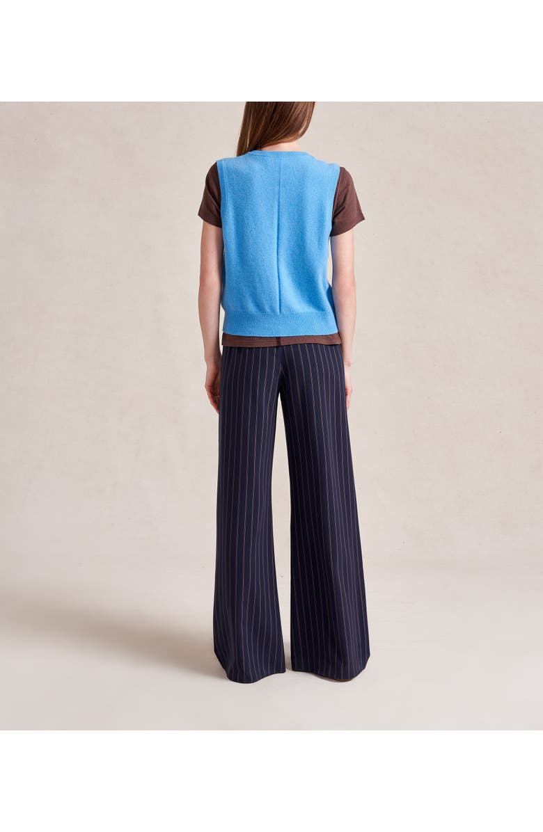 La Ligne Roman Pant, Alternate, color, Navy/Tan