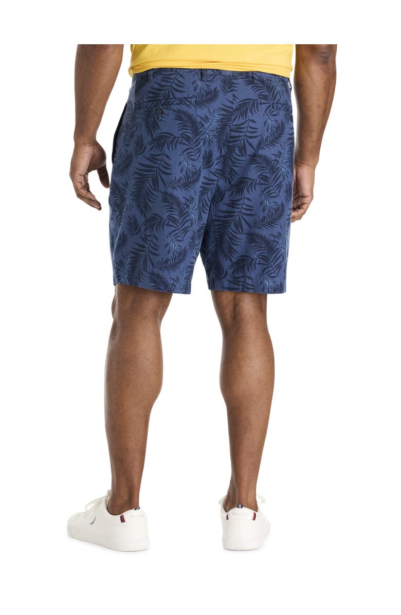 Nautica Big & Tall Pull-On Striped Shorts, Alternate, color, Lapis Blue