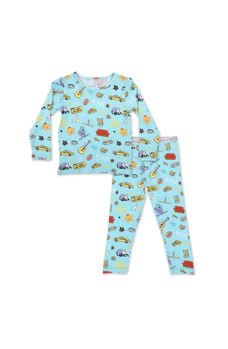 Bellabu Bear Kids' Friends Set of 2 Piece Pajamas, Main, color, Friends