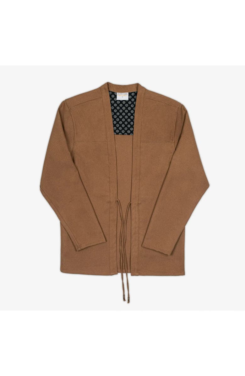 AKASHI-KAMA Noragi Jacket, Main, color, Kona Coffee