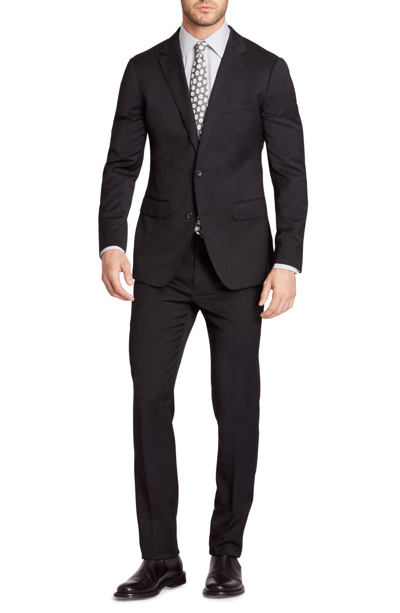 Bonobos Jetsetter Slim Fit Flat Front Stretch Wool Dress Pants, Alternate, color,