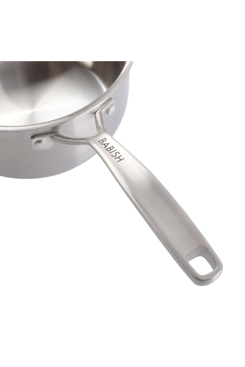 Tri-Ply Professional Grade Stainless Steel Sauce Pan, Alternate, color, Stainless Steel
