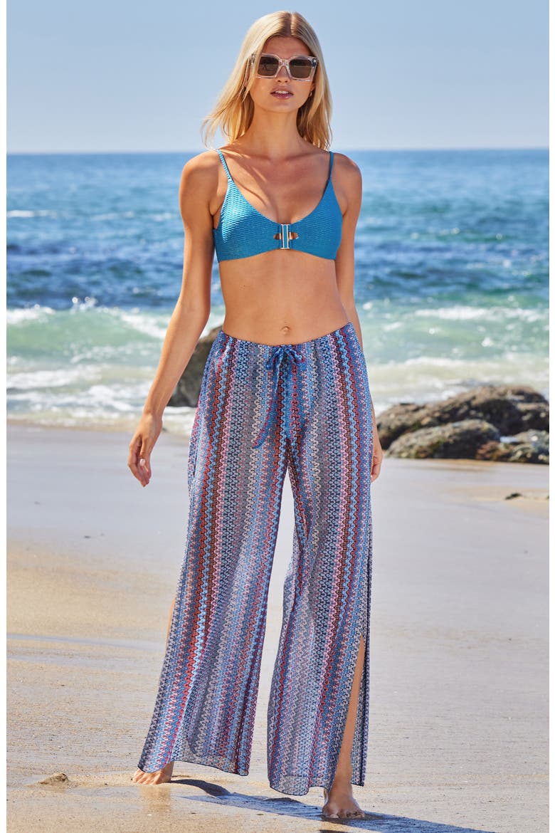 Waterway Knit Cover-Up Pants, Alternate, color, MULTI