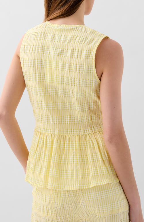 Scalpers Cop Check Top In Yellow