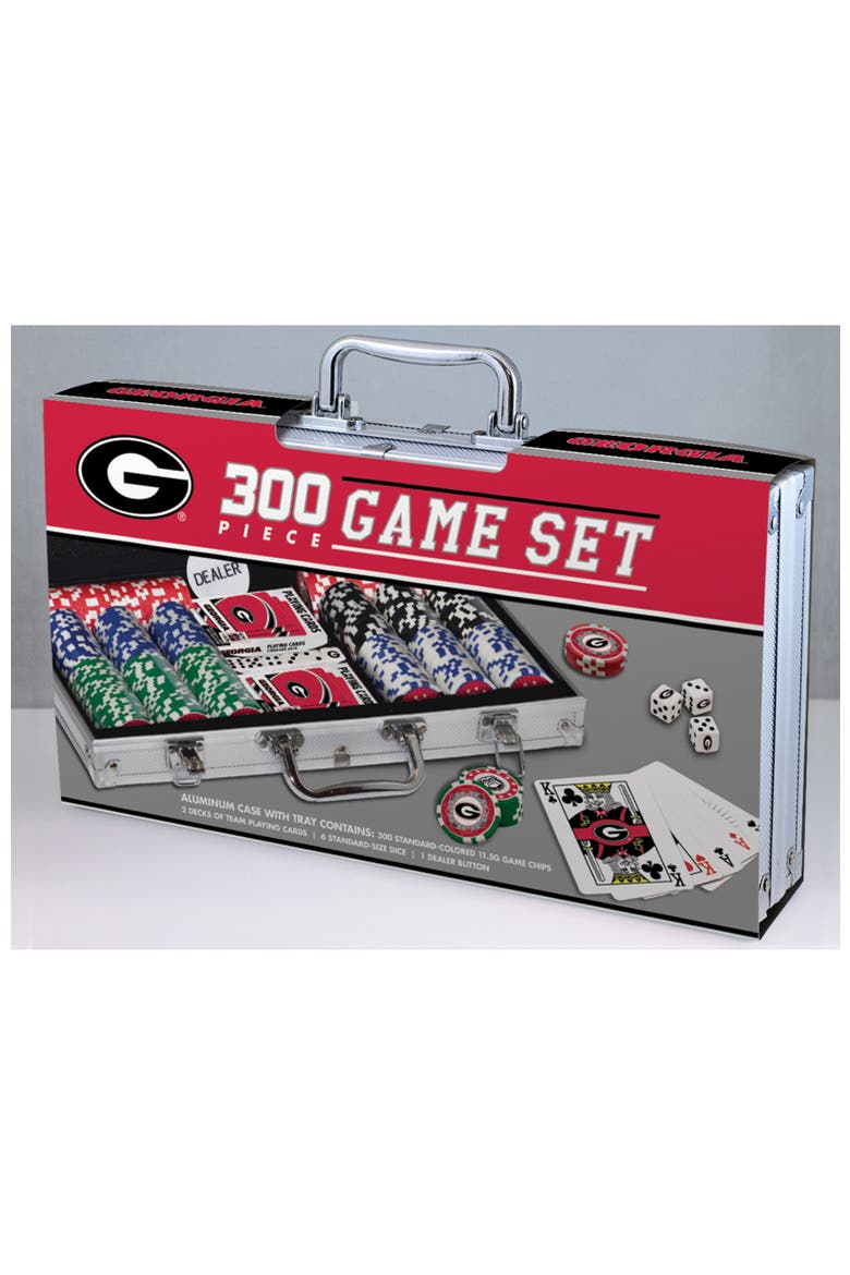 Georgia Bulldogs 300 Piece Poker Set, Main, color, Multicolor