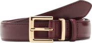 MANGO Leather Belt