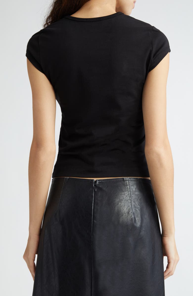 DIESEL<sup>®</sup> T-Angie Embroidered Logo Cutout T-Shirt, Alternate, color,