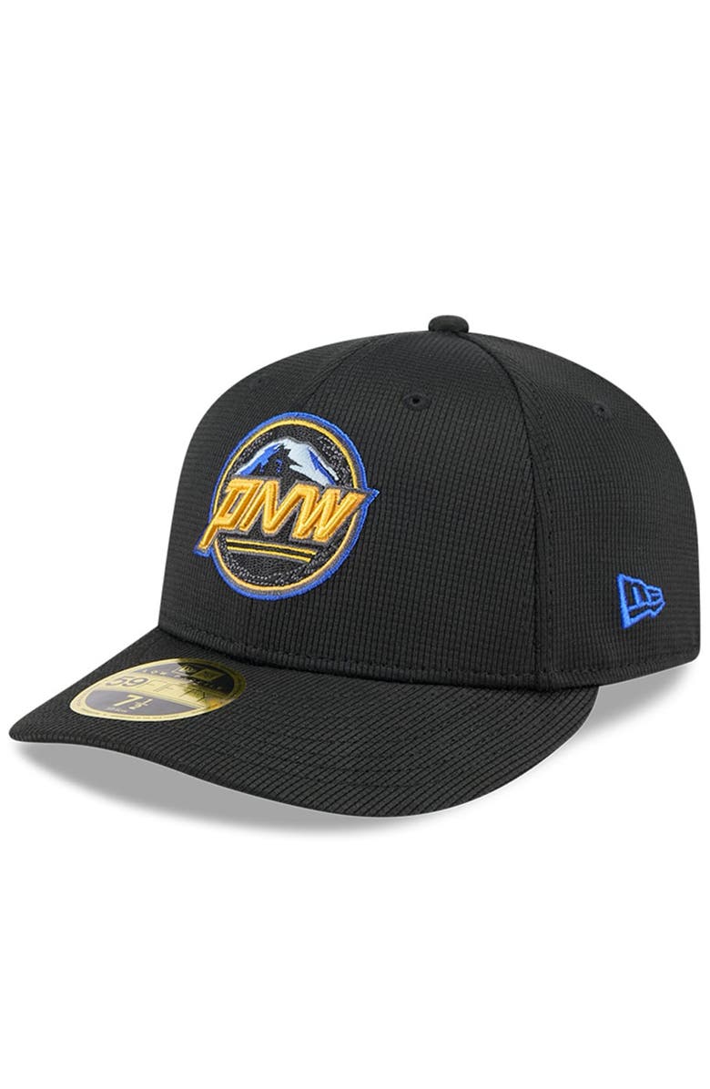 New Era Men's New Era Black Seattle Mariners City Connect Batting Practice Low Profile 59FIFTY Fitted Hat, Main, color, Black