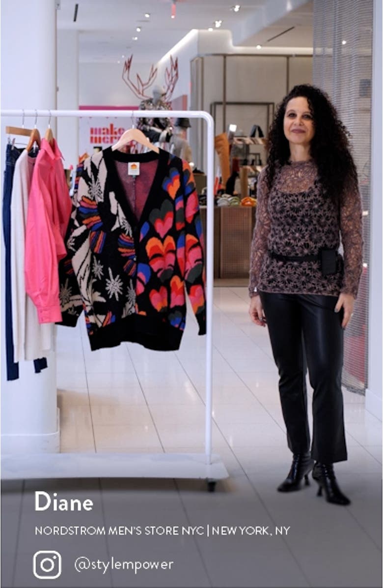 Mix Jacquard Pattern Cardigan, sales video thumbnail