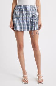 Damson Madder Este Tiered Organic Cotton Miniskirt
