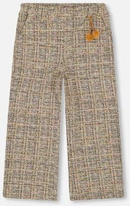 Deux par Deux Tweed Flare Pants