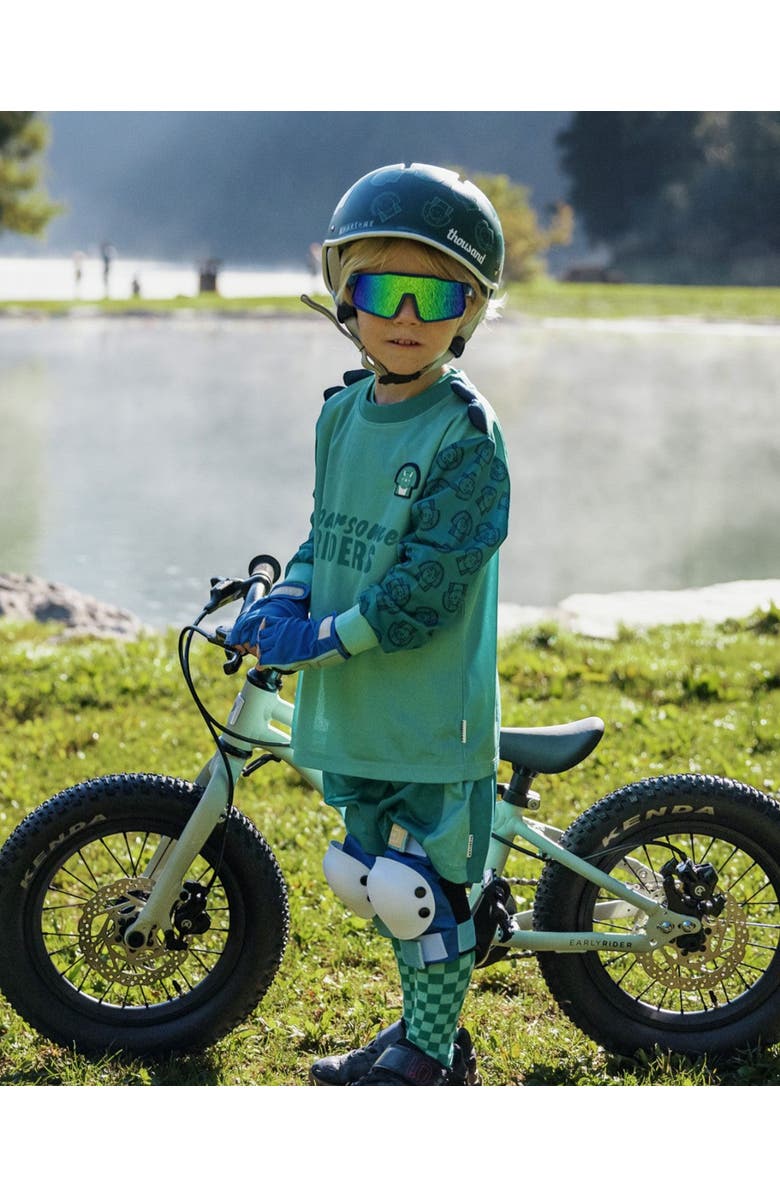 Roarsome Spike Riders Top, Alternate, color, Green