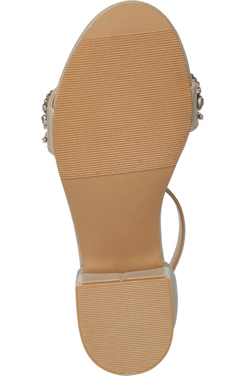 Betsey Johnson Crystal Ankle Strap Sandal, Alternate, color,