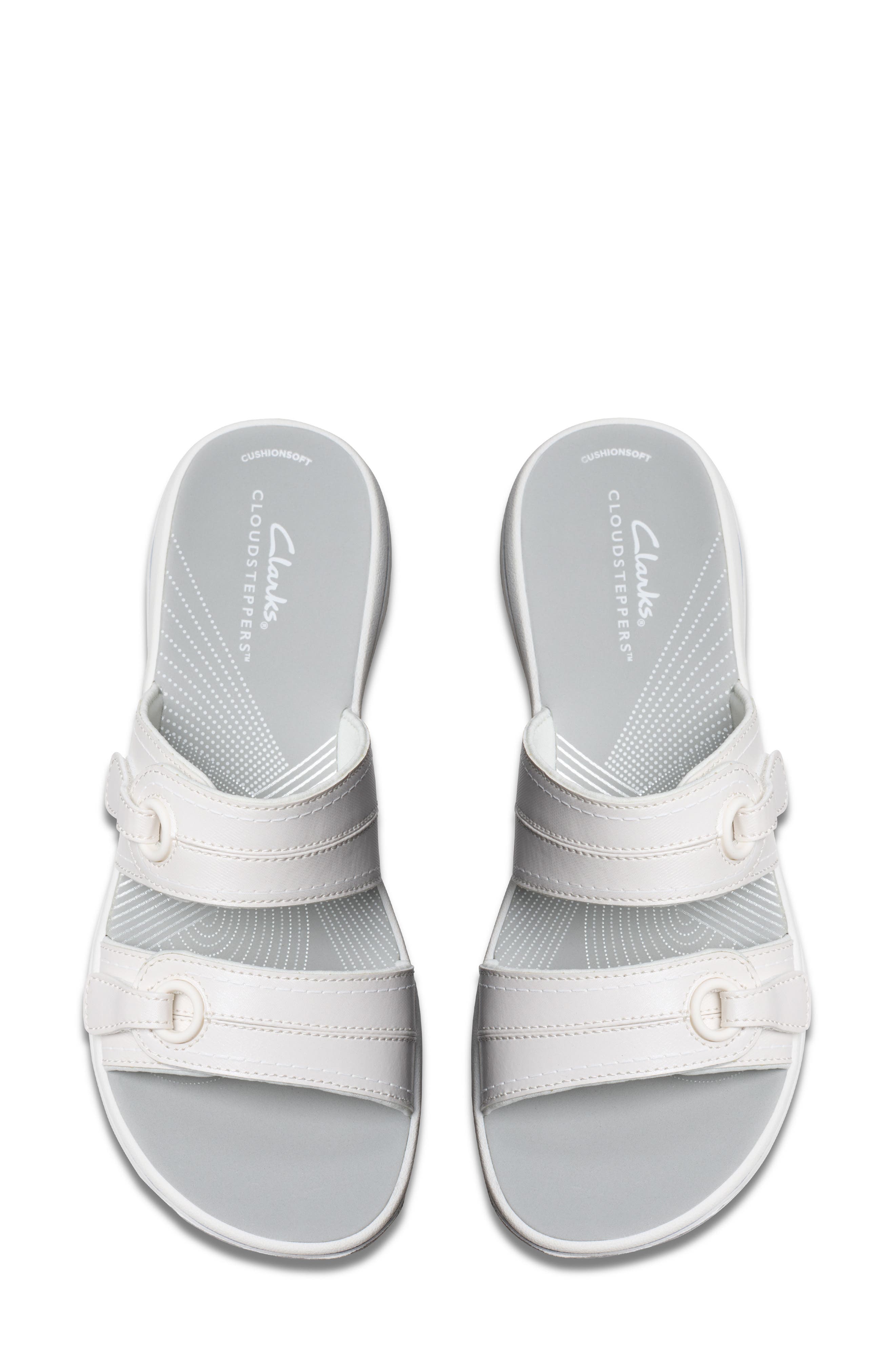 Breeze Maye Slide Sandal, Alternate, color, WHITE
