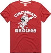 Homage Men's Homage Red Cincinnati Reds Tri-Blend Hyperlocal T-Shirt