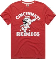 Homage Men's Homage Red Cincinnati Reds Tri-Blend Hyperlocal T-Shirt