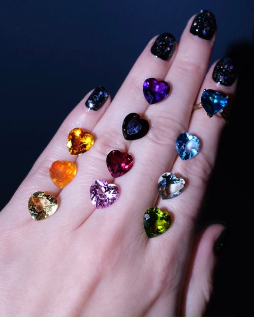 Fry Powers The Optic Set Of Four Thin Enamel Rings