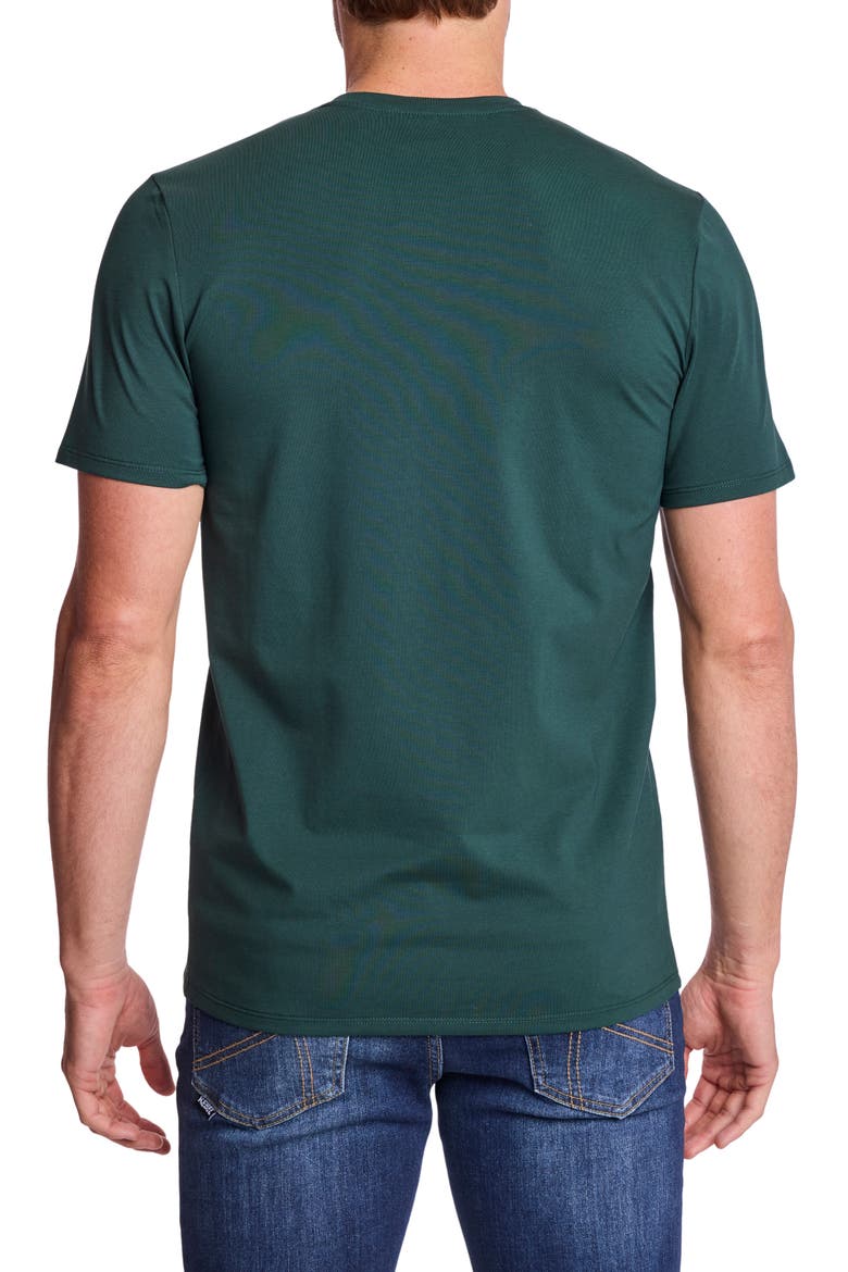 Lucas Crewneck T-Shirt, Alternate, color, FOREST GREEN