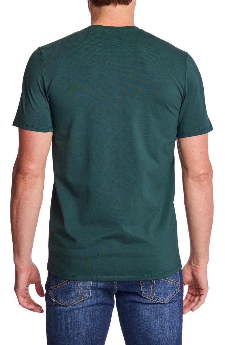 PAISLEY & GRAY Lucas Crewneck T-Shirt, Alternate, color, Forest Green