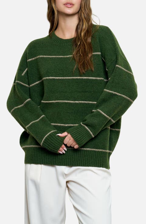 Stripe Crewneck Sweater