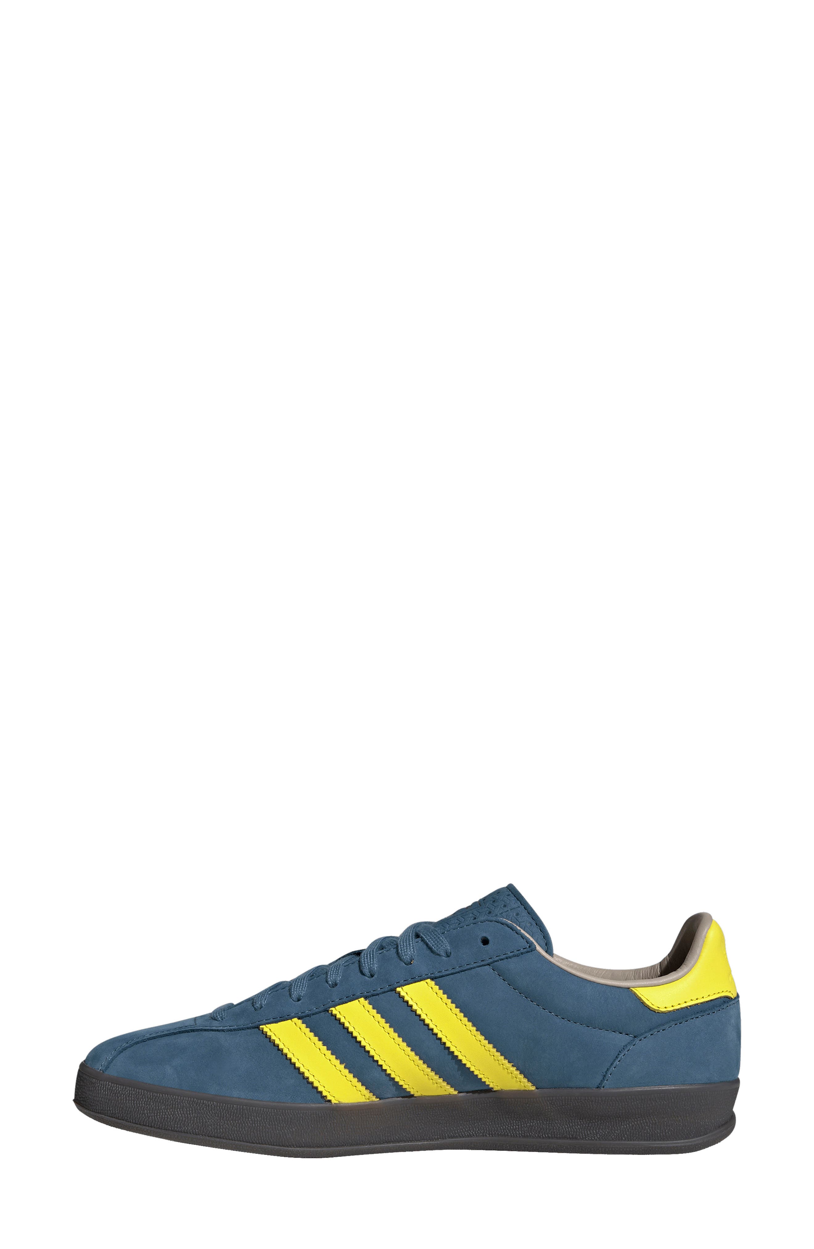 Gender Inclusive Gazelle Indoor Pro Sneaker, Alternate, color, SHOCK YELLOW/ CHARCOAL