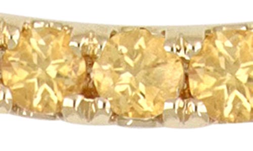 Bony Levy 14k Gold Citrine Curved Bar Pendant Necklace In Gold