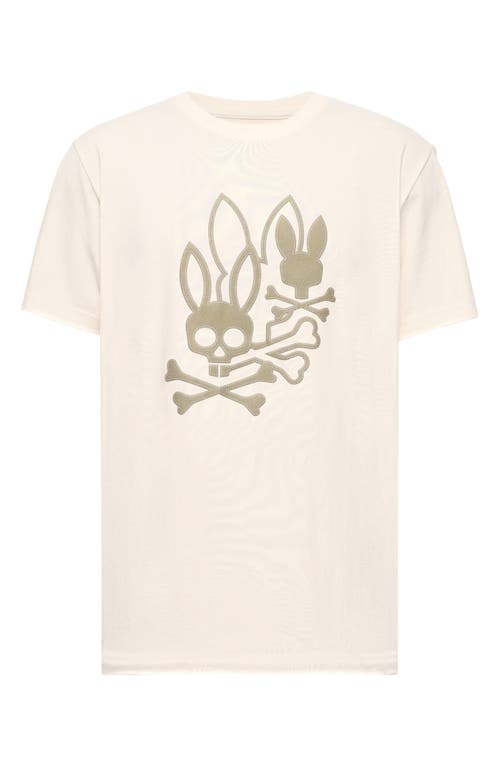 Psycho Bunny Aussie Appliqué Graphic T-shirt In Gold