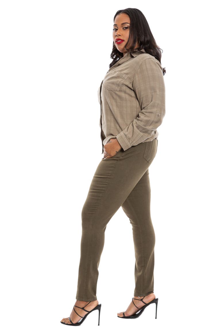 Western Shirt, Alternate, color, OLIVE