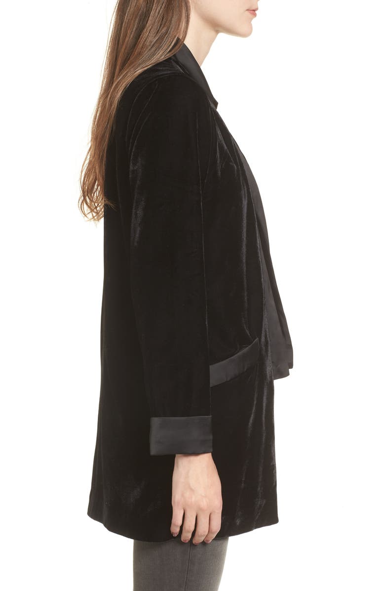 BB Dakota by Steve Madden BB Dakota Curran Velvet Blazer, Alternate, color, 