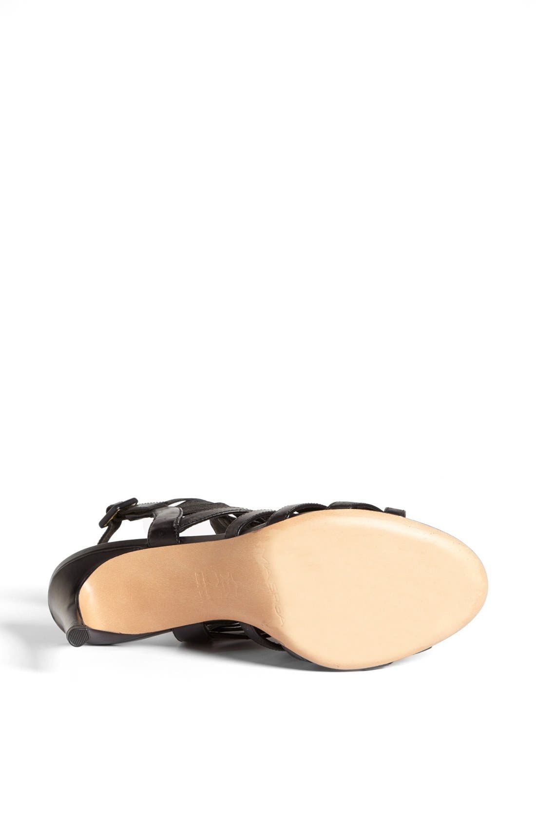'Tafari' Sandal, Alternate, color, BLACK CALF
