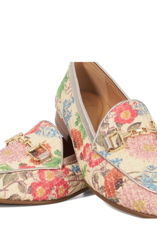 Dune London Glair Loafer In Raffia