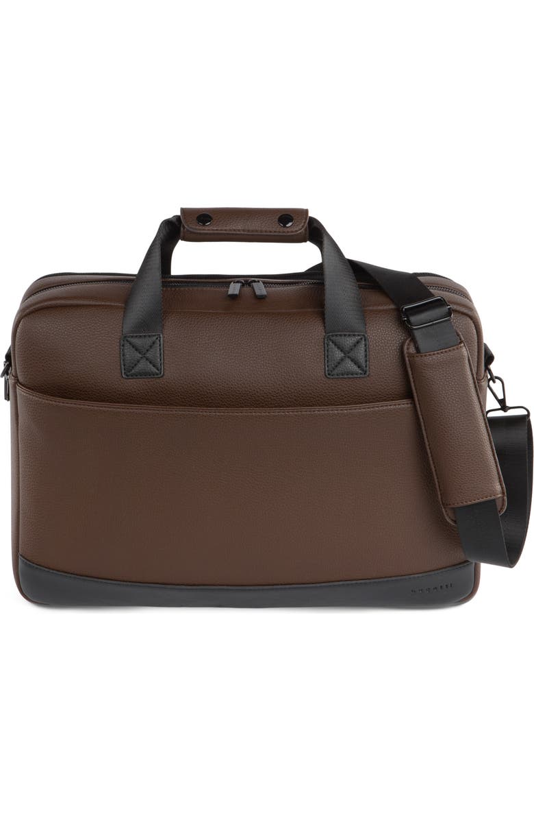 bugatti Central Briefcase, Main, color, Brown