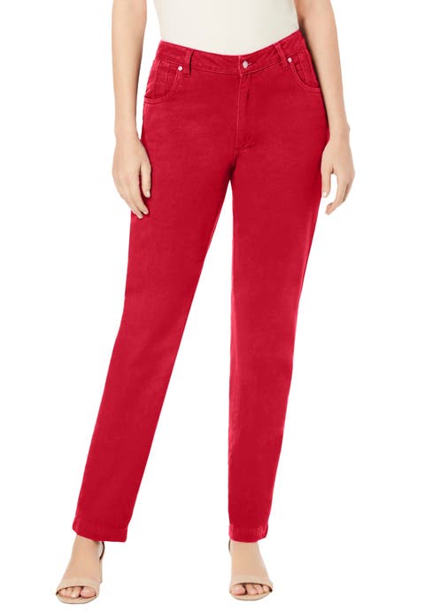 Classic Cotton Denim Straight-Leg Jean