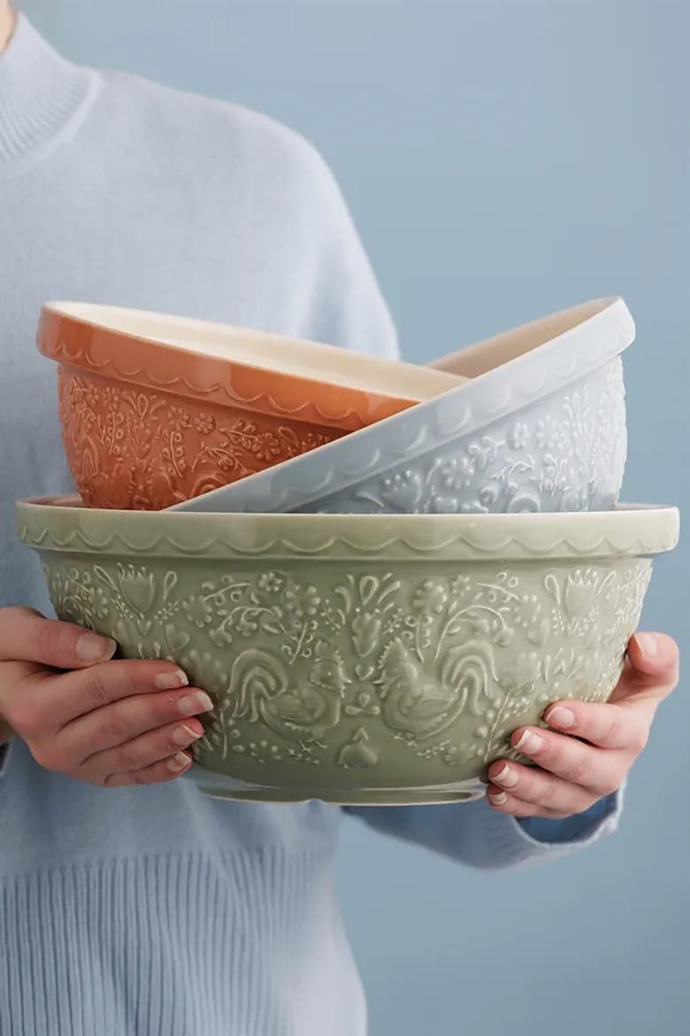Home to Roost Size 12 Mixing Bowl, 4.25 Quart, Alternate, color, Green