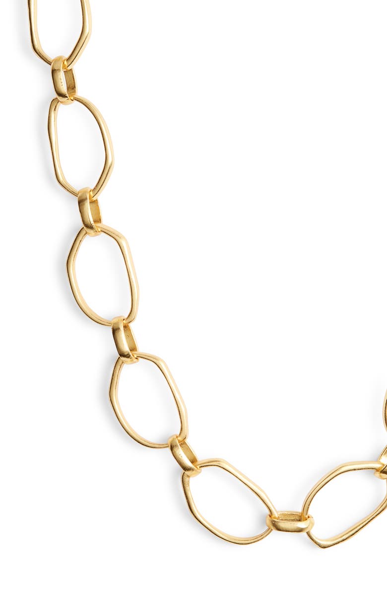 Karine Sultan Long Chain Necklace, Alternate, color, Gold