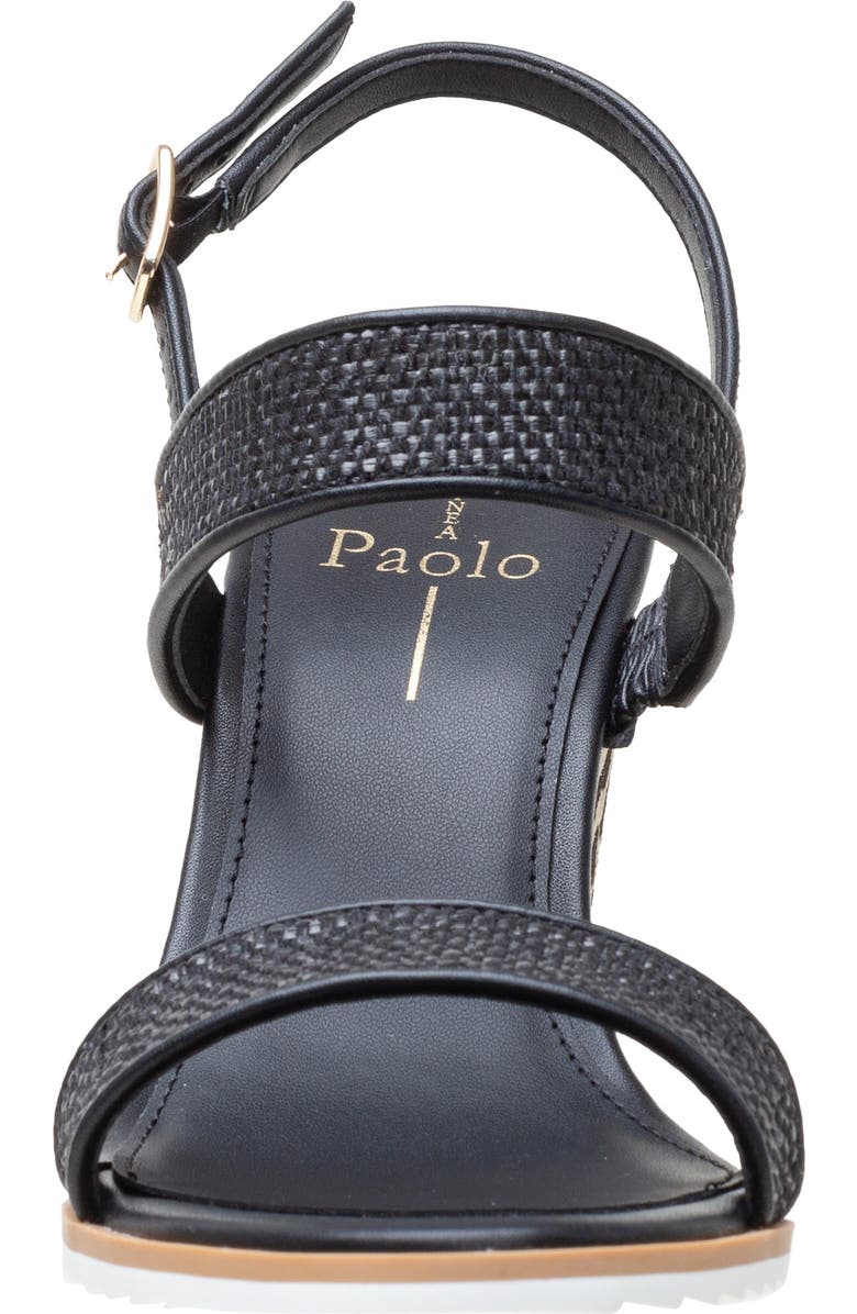 Linea Paolo Edith Wedge Sandal, Alternate, color, Black